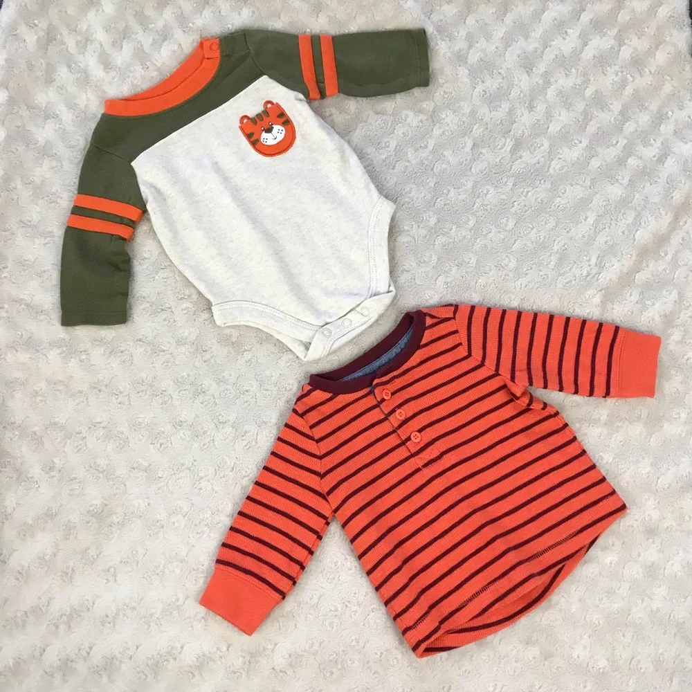 Baby Boy Tops Bundle Gymboree Stripes Thermal